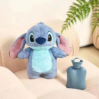 Stitch Plush Hand Warmer – Soft Hot Water Bottle, Cute Winter Gift